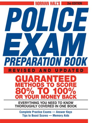 cover image of Norman Hall's Police Exam Preparation Book